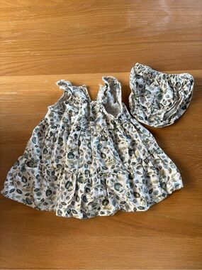 Little Planet by Carter’s Floral Ruffle Dress with Matching Bloomers